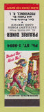 Matchbook Cover - Prairie Diner Providence RI hillbilly SAMPLE