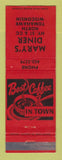 Matchbook Cover - Mary's Diner Tomahawk WI