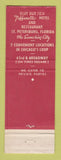 Matchbook Cover - Toffenetti Restaurants Chicago New York City