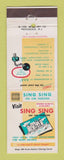 Matchbook Cover - Sing Sing Prison Joke Gag