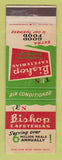 Matchbook Cover - Bishop Cafeterias Lincoln Omaha NE Des Moines WEAR
