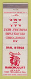 Matchbook Cover - Wsceola Ranch Court Motel West Pensacola FL Indian