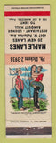 Matchbook Cover - Maple Lanes Bowling Chicago IL hillbilly WEAR