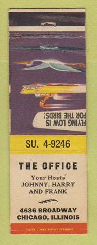 Matchbook Cover - The Office Chicago IL Bar? BACK WEAR