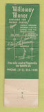 Matchbook Cover - Willoway Manor Naperville IL WEAR