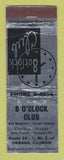 Matchbook Cover - 8 O'Clock Club Urbana IL WEAR