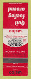 Matchbook Cover - Welco oil gas delivery Chicago IL