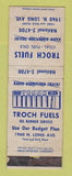Matchbook Cover - Troch Fuels Chicago? IL WORN