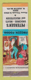 Matchbook Cover - Petersen's Grocery Deli Chicago? Hillbilly POOR STRIKER