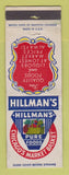 Matchbook Cover - Hillman's Market Basket Grocery Chicago IL