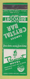 Matchbook Cover - Brevoort Hotel Chicago IL Crystal Bar