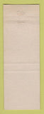 Matchbook Cover - Brevoort Hotel Chicago IL Crystal Bar