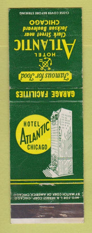 Matchbook Cover - Atlantic Hotel Chicago IL WEAR