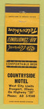 Matchbook Cover - Countryside Motel Freeport IL