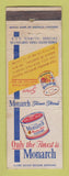 Matchbook Cover - Monarch Coffee Chicago IL WORN