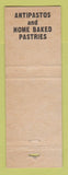 Matchbook Cover - El Bianco Italian Restaurant Chicago IL