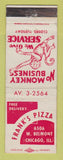 Matchbook Cover - Frank's Pizza Chicago IL WEAR