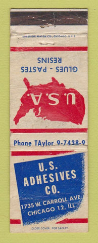 Matchbook Cover - U SADhesives Chicago IL WORN