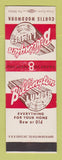 Matchbook Cover - Billington Lumber Curtis Woodwork SAMPLE WEAR