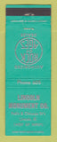 Matchbook Cover - Lincoln Monument Lincoln IL grave markers