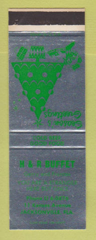 Matchbook Cover - H&R Buffet Jacksonville FL SAMPLE Christmas