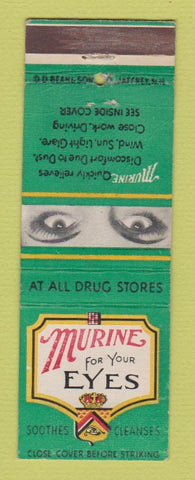 Matchbook Cover - Murine Eye Drops