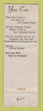 Matchbook Cover - ANSA Call Service Operating Service? WEAR