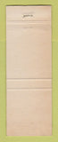 Matchbook Cover - Curlee Men's Clothes McKElvy's Millington WEAR