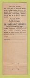 Matchbook Cover - Dr Barnardo Children's Homes London UK