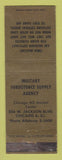 Matchbook Cover - Military Subsistence Supply Chicago IL