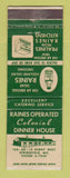 Matchbook Cover - Colonial Dinner House Restaurant Springfield MO
