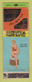 Matchbook Cover - Village Tap Chicago IL pinup POOR