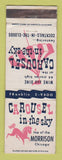Matchbook Cover - Hotel Morrison Chicago IL Carousel in the Sky WEAR