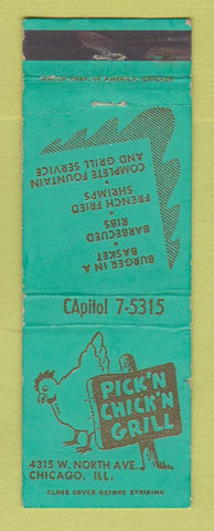 Matchbook Cover - Pick'n Chicken Grill Chicago IL