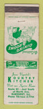 Matchbook Cover - Kountry Kitchen Restaurant Elmhurst IL WORN