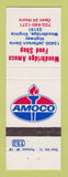 Matchbook Cover - Amoco oil gas Woodbridge Food Shop VA