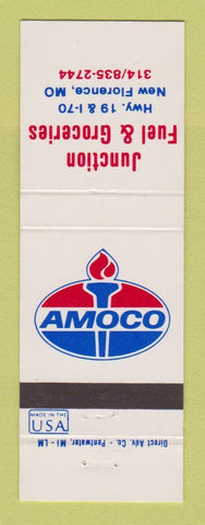 Matchbook Cover - Amoco oil gas Junction New Florence MO