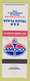 Matchbook Cover - Amoco oil gas K&H Truck Plaza Gilman IL WEAR