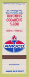 Matchbook Cover - Amoco oil gas Bob's Sherwood Des Moines IA