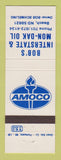 Matchbook Cover - Amoco oil gas Bob's Interstate Mon Dak Beach ND