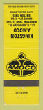 Matchbook Cover - Amoco oil gas Kingston TN Dayton Tires YELLOW