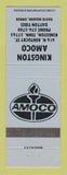 Matchbook Cover - Amoco oil gas Kingston TN Dayton Tires BLUE