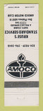 Matchbook Cover - Amoco oil gas Kruse's Standard Des Plaines IL WORN