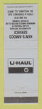 Matchbook Cover - Amoco oil gas Ken's Uhaul South Holland IL