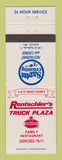 Matchbook Cover - Amoco oil gas Rentschler's Truck Plaza Jackson MN