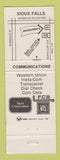 Matchbook Cover - Amoco oil gas Rentschler's Truck Plaza Jackson MN
