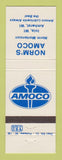 Matchbook Cover - Amoco oil gas Norm's Amherst WI Iola