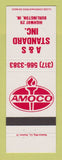 Matchbook Cover - Amoco oil gas A&S Burlington IN