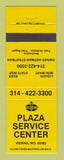 Matchbook Cover - Amoco oil gas Plaza Service Center Vienna MO YELLOW