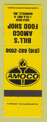 Matchbook Cover - Amoco oil gas Bill's Boonville MO